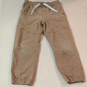 Kids Tan Jogger Pants